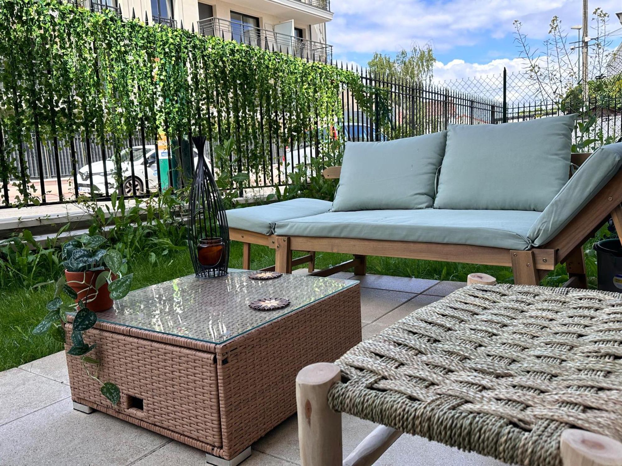 Cosy Summer Stay In Boho Style Apartment - 8 Mins From Paris Center - Garden And Underground Parking Clamart Exterior photo